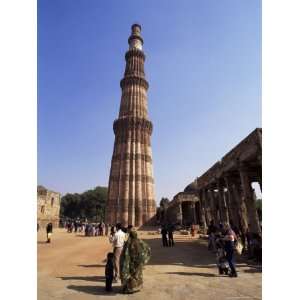  The Qutab Minar, Built Around 1200 AD, Unesco World 