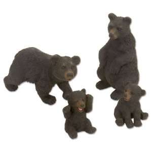  Eco Dome Bear Family Realistic 4 piece Animal Figure Set 