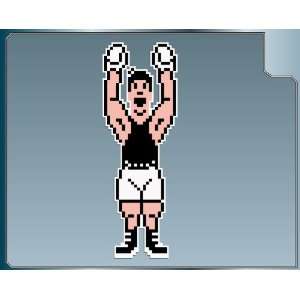  LITTLE MAC Victory Pose from Punch Out! 8bit vinyl decal 