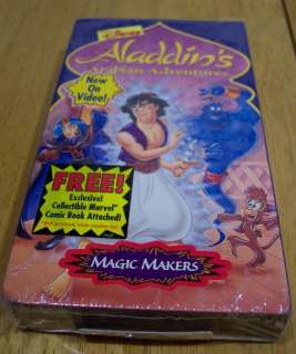 Disney ALADDINS ARABIAN ADVENTURES MAGIC MAKERS VHS VIDEO  