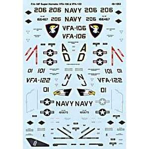    F/A 18 C Hornet VFA 102, VFA 106 (1/48 decals) Toys & Games