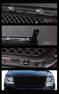 fit 04 08 ford f150 model only black mesh style abs front grill about 