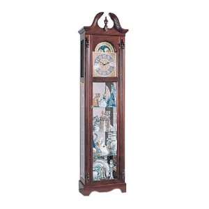  Ridgeway Timeless Accents Richwood Curio Grandfather Clock 