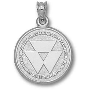  Wright State University Seal Pendant (Silver) Sports 