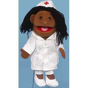  14 Nurse Glove Puppet Black Toys & Games