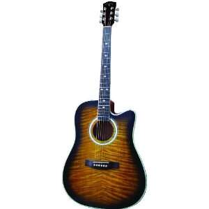  INDIANA Scout Elite IDC TBF Acoustic Electric Guitar 