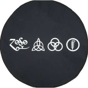   ® Brawny Series   Led Zeppelin Runes 30 Tire Cover Automotive