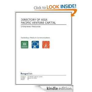 Directory of Asia Pacific Venture Capital (BoogarLists) Steve Boogar 