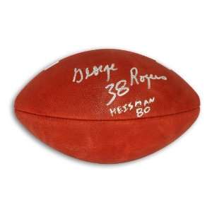  George Rogers Official NCAA College Football Inscribed 