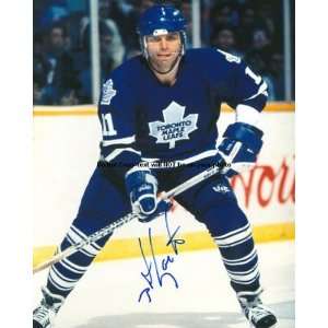 Gartner Mike Toronto Maple Leafs Autographed Signed 