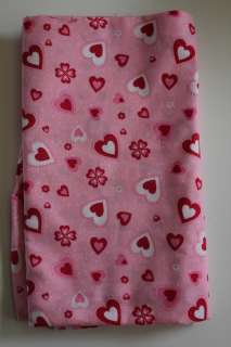 PINK HEARTS ALL OVER FABRIC 1 YARD 36 X 45 QUILTING  