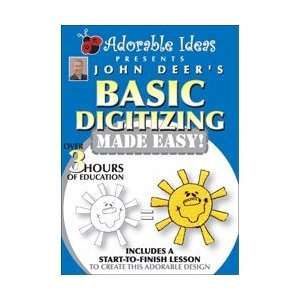  Basic Digitizing Made Easy DVD by John Deer Arts, Crafts 