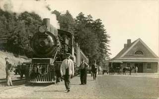 Cooperstown NY Railroad Train Station Depot Print  