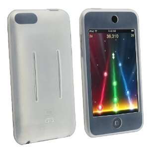 Apple iPod Touch iTouch 8GB 16GB Clear White Silicone Skin Case With 