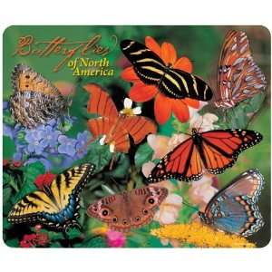  Impact Photographics Computer Mouse Pad Butterflies Image 