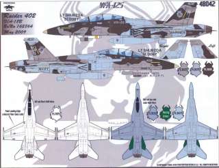 Fightertown Decals 1/48 F/A 18 HORNET VFA 125 ROUGH RAIDERS  