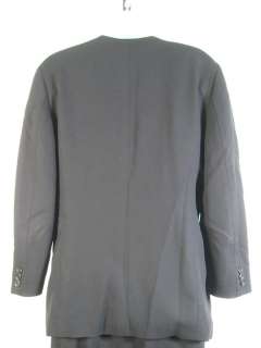 VESTIMENTA Navy Blue Blazer Jacket Pant Suit Set Sz 8  