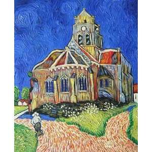 The Church at Auvers Van Gogh Oil Painting on Canvas Hand Made Replica 