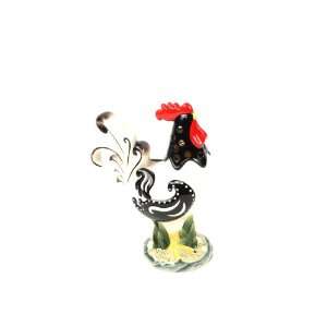  Rooster Scented Oil Lamp (Black & White): Home Improvement