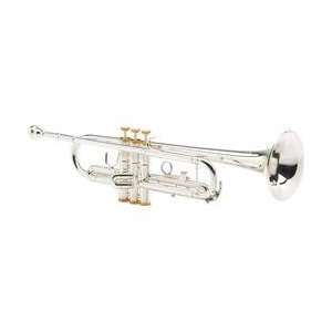  Blessing 1460 Intermediate Bb Trumpet in Silver with Gold 