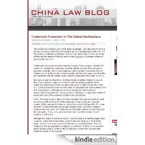  China Law Blog Kindle Store