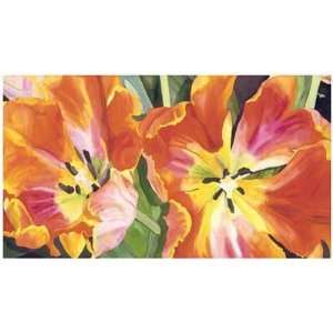  Two Parrot Tulips by Leslie Gerstman. Size 36.00 X 20.00 