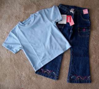 Jumping Bean long sleeve shirt and pull on velour pants from Arizona