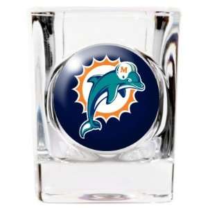  Personalized Miami Dolphins Shot Glass Gift: Kitchen 