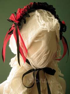 GOTHIC DOLL BOUTIQUE HANDCRAFT lolita headdress maid Rd  