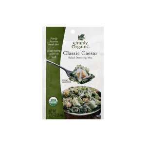 Simply Organic Salad Dressing Mix, Classic Caesar, 1.25 oz, (pack of 3 