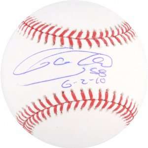 Armando Galarraga Autographed Baseball with 6/2/10 Inscription 