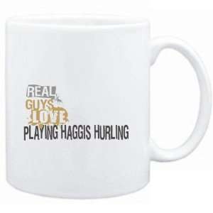    Real guys love playing Haggis Hurling  Sports