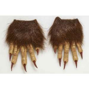  Hairy Latex Claw Hands   Werewolf: Toys & Games