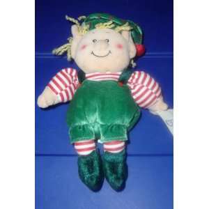  Stuffed elf   sings   (Arnie)   with tag attached 