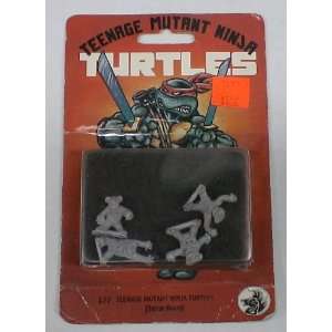 Vintage Teenage Mutant Ninja Turtles Lead Figures Rpg (Set of 4 Terror 