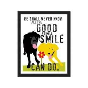  The Good A Simple Smile Can Do Framed Print