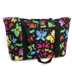   Butterfly Dragonfly Deluxe Tote Bag by Broad Bay