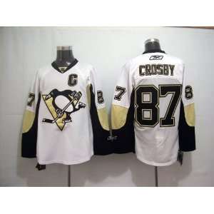   87 White NHL Pittsburgh Penguins Hockey Jersey Sz54: Sports & Outdoors