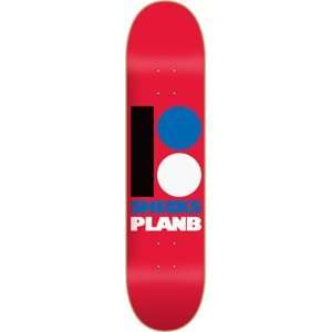  Plan B Sheckler Factory Skateboard Deck   8.0 Prolite 