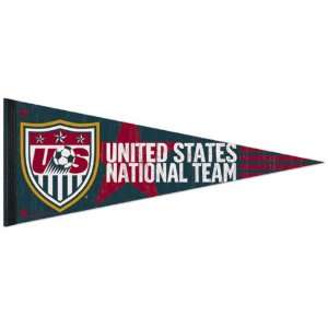  United States National Team Soccer Pennant: 12x30 Blue 