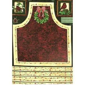   Greenery Apron Panel Wine Fabric By The Panel: Arts, Crafts & Sewing