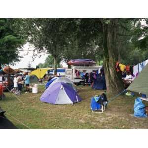Adventure Campsite on River Rhine, Basel, Alsace, France Premium 
