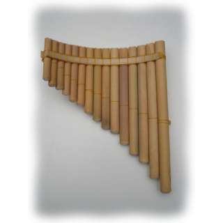 PROFESSIONAL ANDEAN CURVED PANPIPES PANFLUTE + DELUXE CASE HANDMADE 