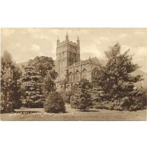   Postcard Priory Church Great Malvern England UK 
