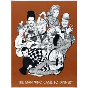  Man Who Came to Dinner Souvenir Program Kenley 1968 