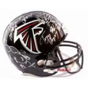  2011 2012 Falcons Team Signed Helmet   Autographed NFL 