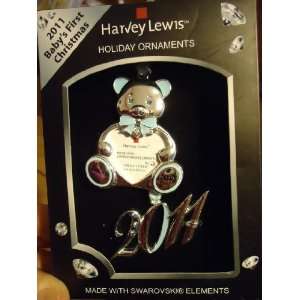  Harvey Lewis Babys First Christmas 2011 Teddy Bear & Year 