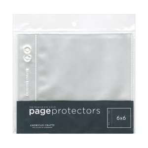  Page Protectors Top Loading 6X6 10/Pkg Arts, Crafts 