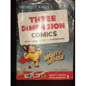   WORLDS FIRST THREE DIMENSION COMICS MICKEY MOUSE Paul Terry Books
