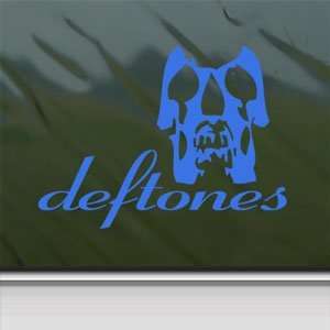  Deftones Skull Rock Band Logo Blue Decal Window Blue 